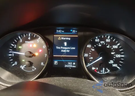 2019 Nissan Rogue Sv z USA, uszkodzony, nr VIN KNMAT2MV1KP537807